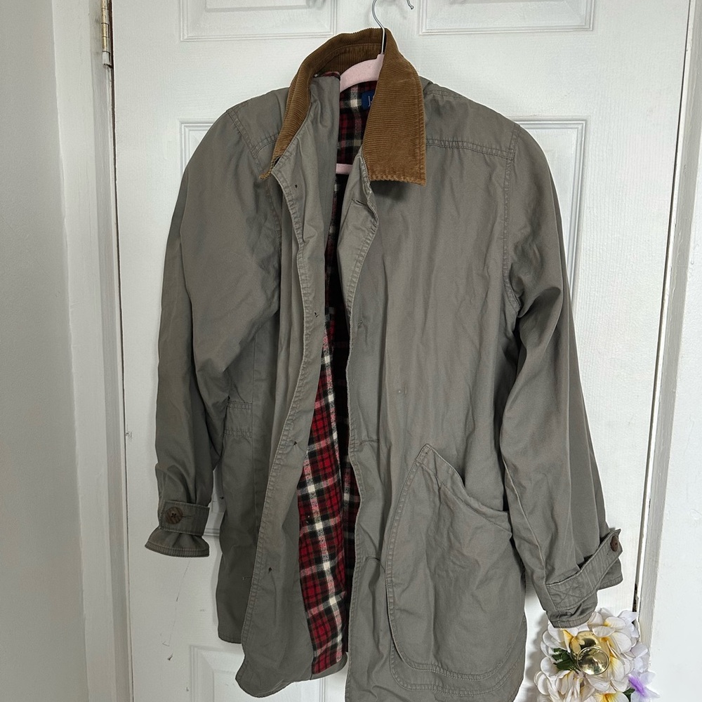 JCrew Flannel Lined Jacket